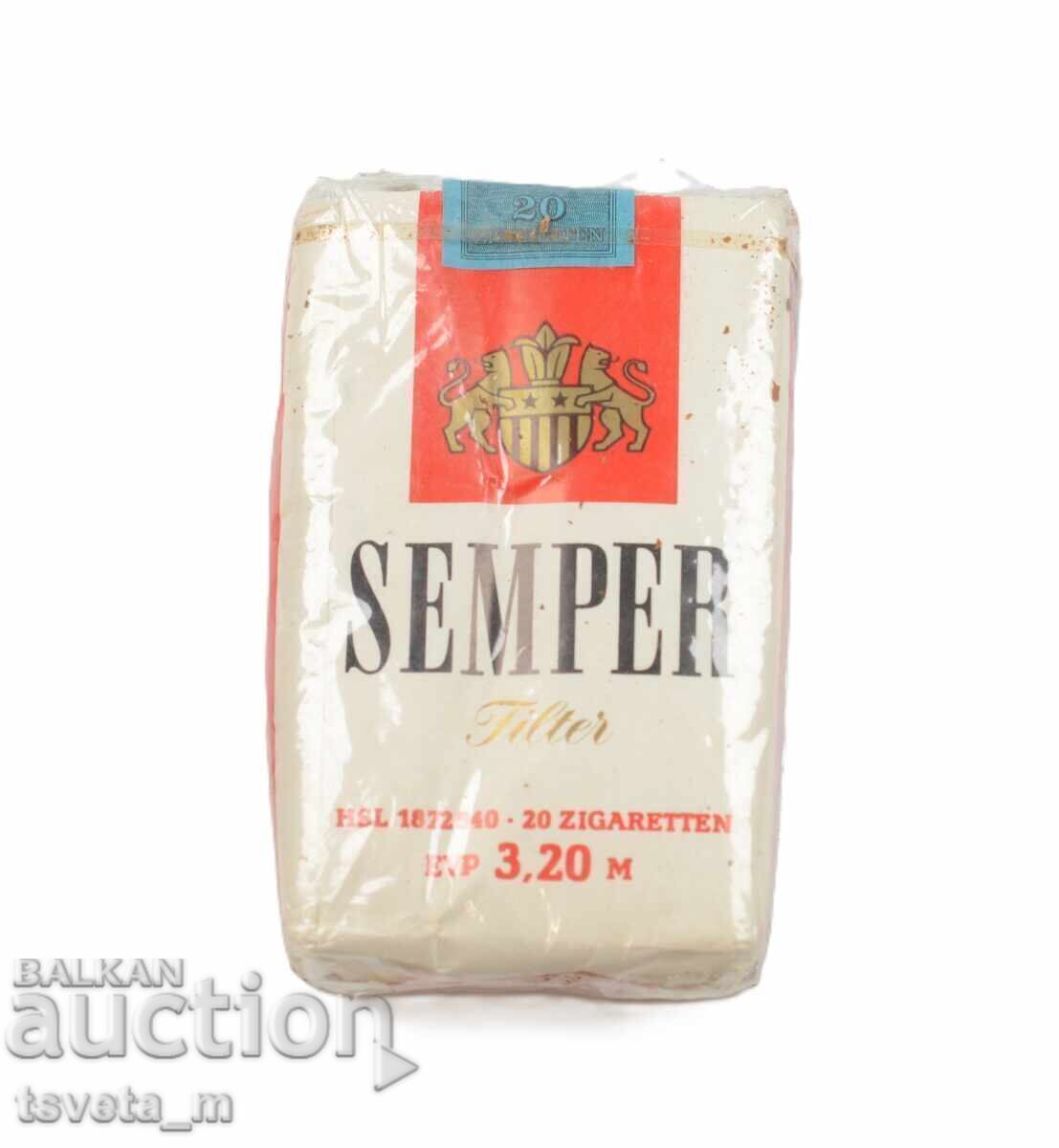 Цигари SEMPER български за износ за GDR  неразпечатани