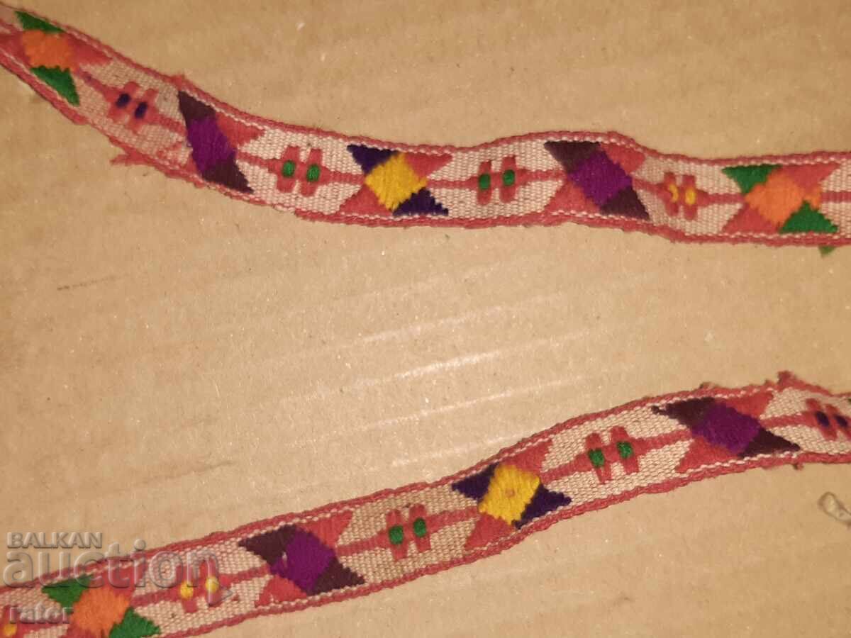 Authentic woven and embroidered belt for traditional costume - 238 cm - 5 Authentic woven and embroidered belt for traditional costume - 238 cm - 5