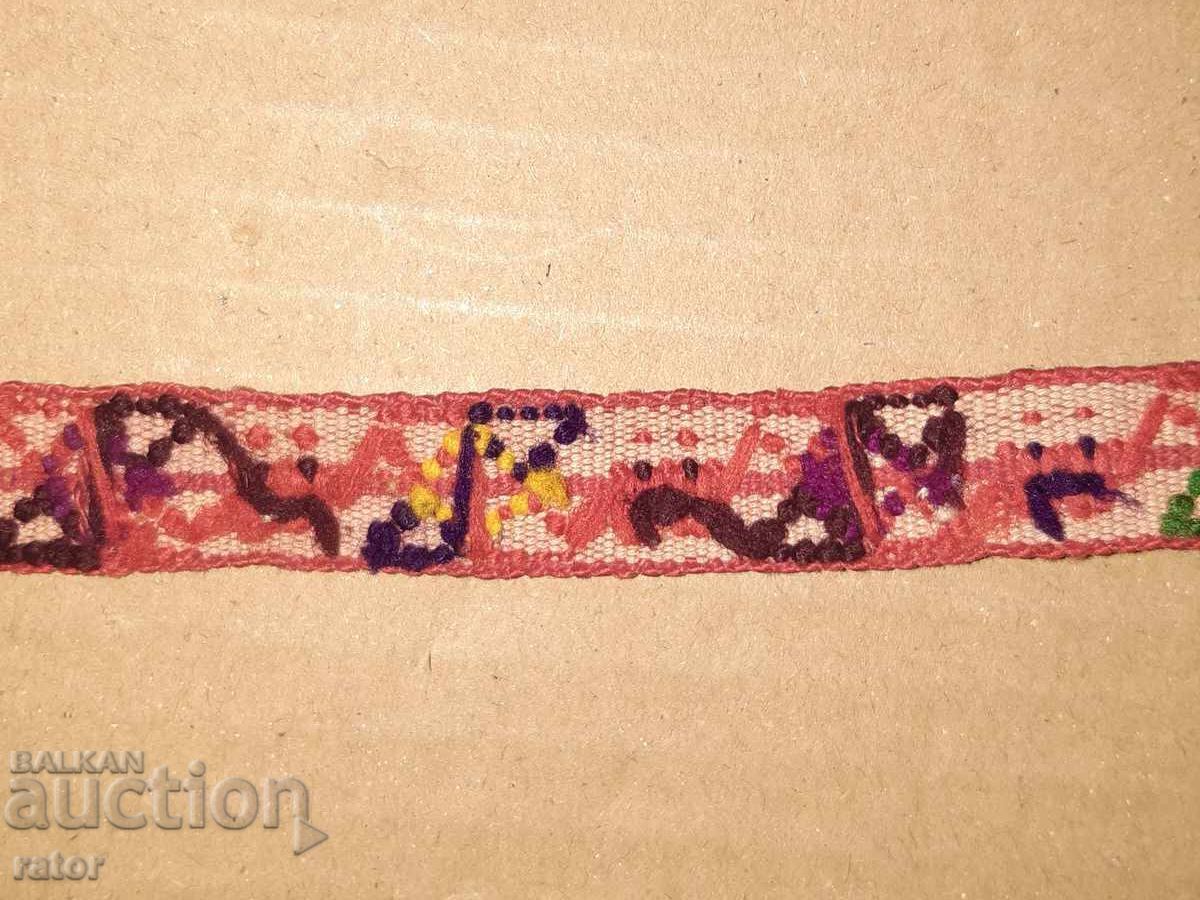 Authentic woven and embroidered belt for traditional costume - 238 cm - 6 Authentic woven and embroidered belt for traditional costume - 238 cm - 6