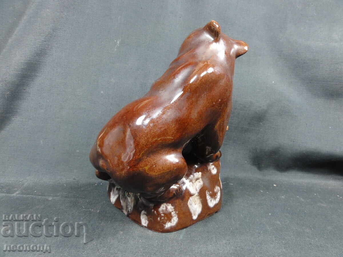 Livrarea VECHE FIGURINĂ CERAMICĂ RETRO SOVIETICĂ URS APLICĂ DE CENUȘĂ