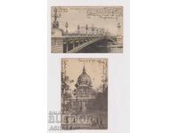 1905 două cărți poștale – Paris călătorite