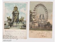 Βιέννη 1907 - 2 καρ. ταξιδεμένο