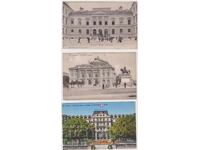 Geneva 1908-11 3 postal cards used
