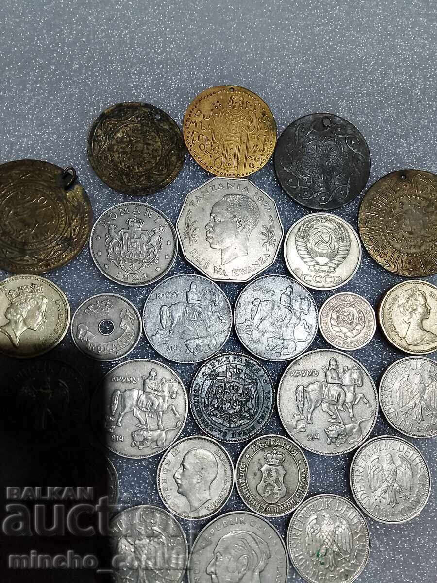 5 стотинки 1881 5 лева 1941 и д-р. 5 стотинки 1881 5 лева 1941 и д-р.