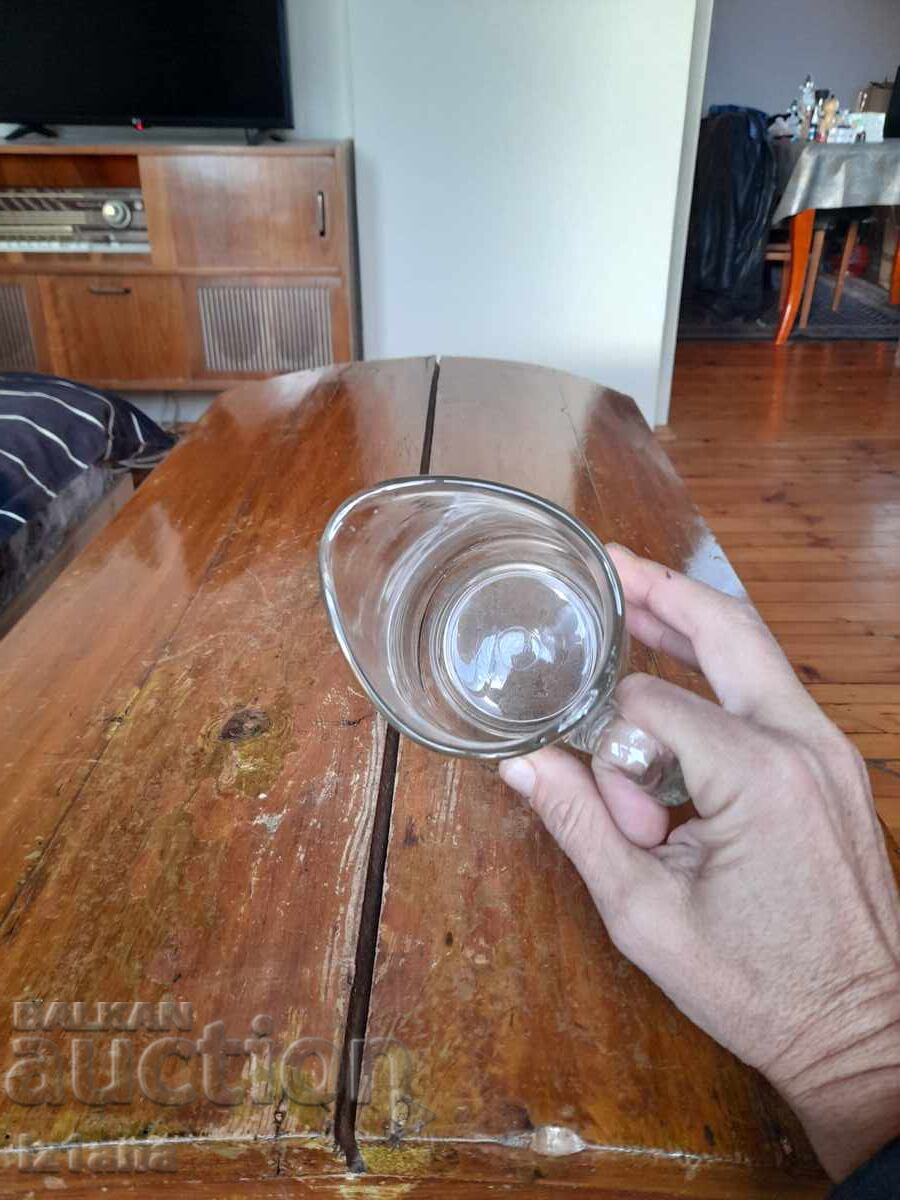 Стара стъклена кана,каничка - 5