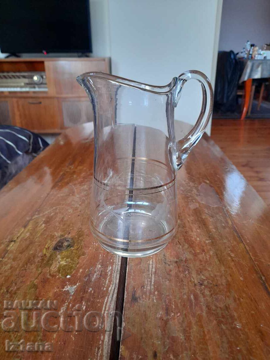 Стара стъклена кана,каничка