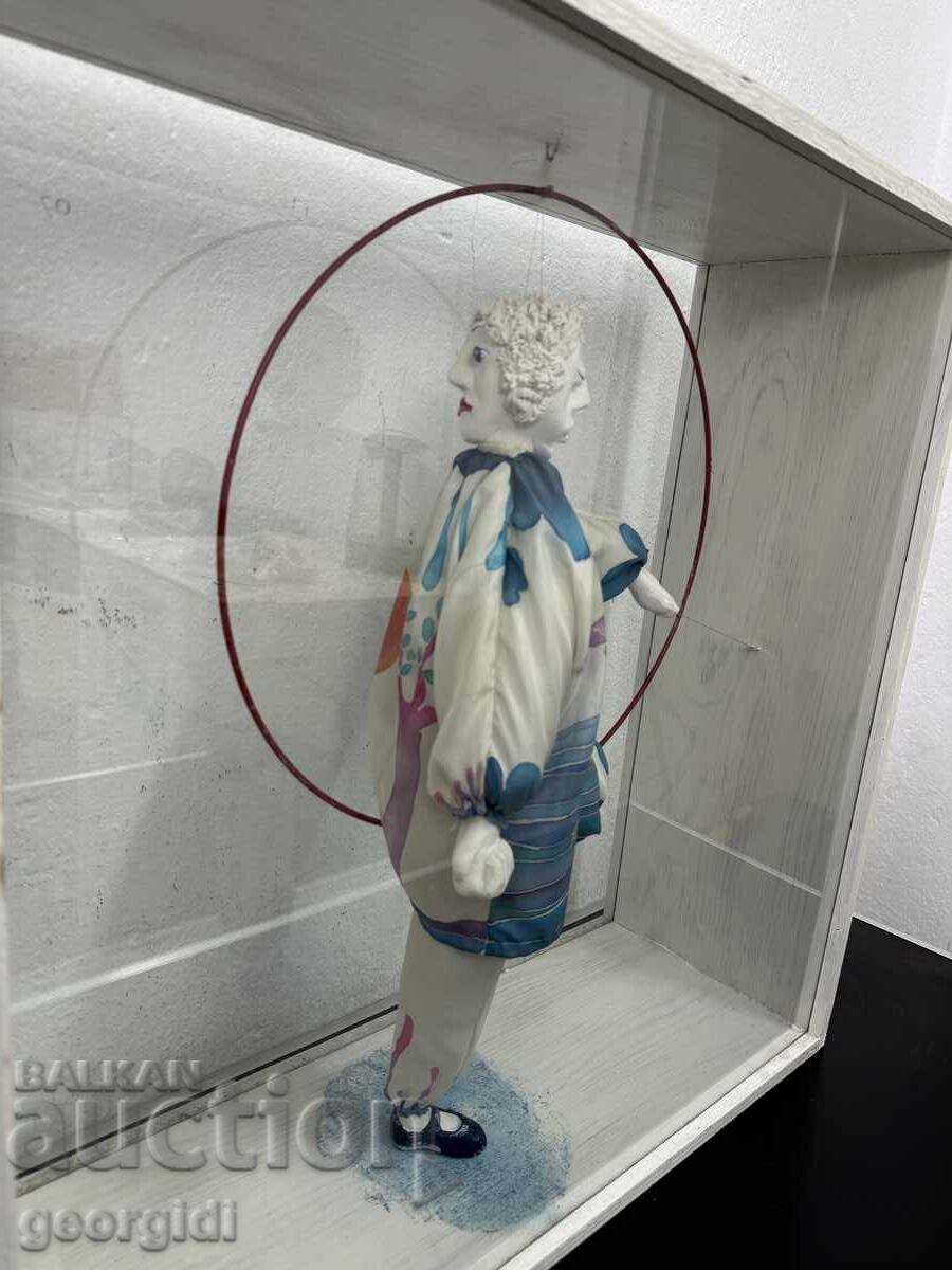 Δημοπρασία Αρτιστική κούκλα-κλόουν / γλυπτό. №7798 Δημοπρασία Αρτιστική κούκλα-κλόουν / γλυπτό. №7798