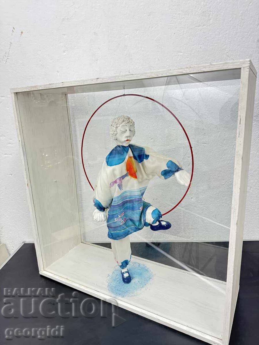 Παράδοση Αρτιστική κούκλα-κλόουν / γλυπτό. №7798 Παράδοση Αρτιστική κούκλα-κλόουν / γλυπτό. №7798