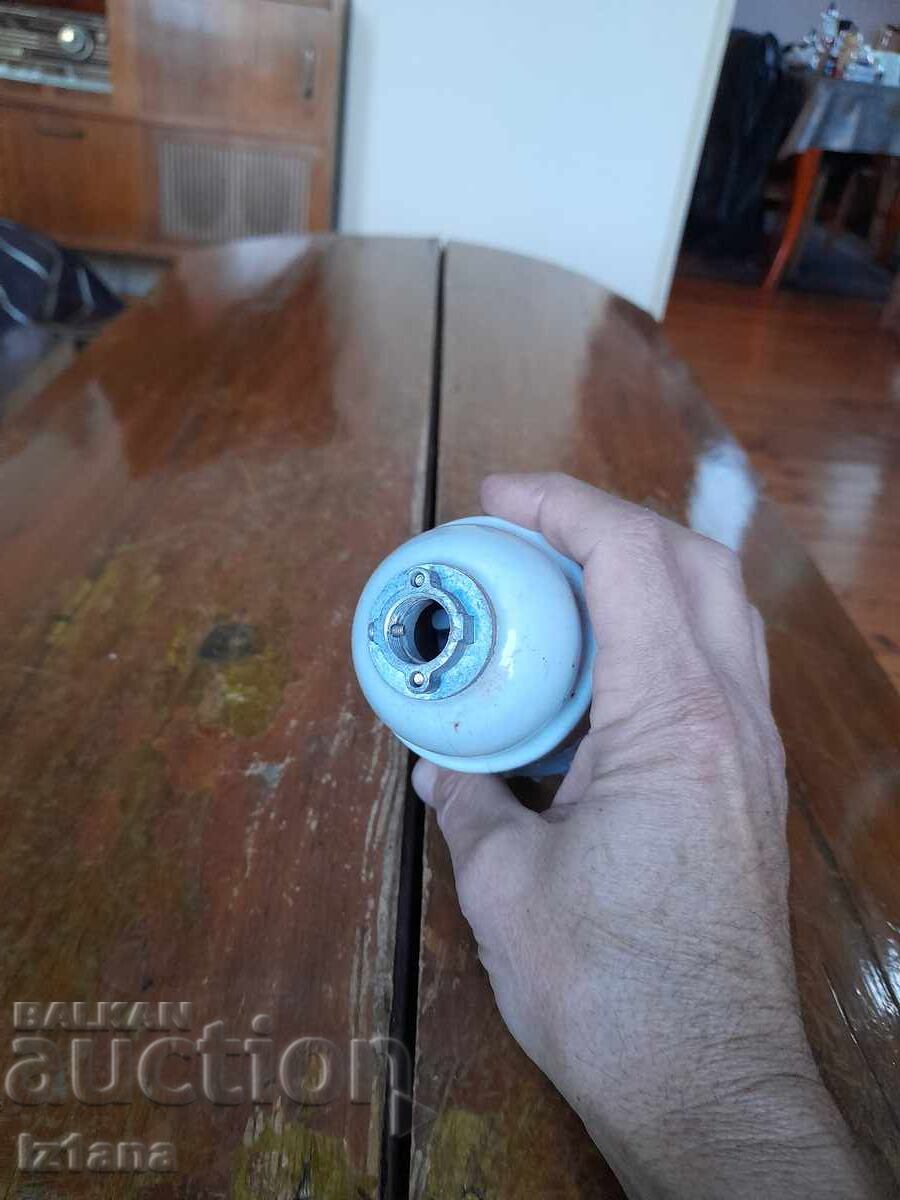 Old porcelain light fixture - 5