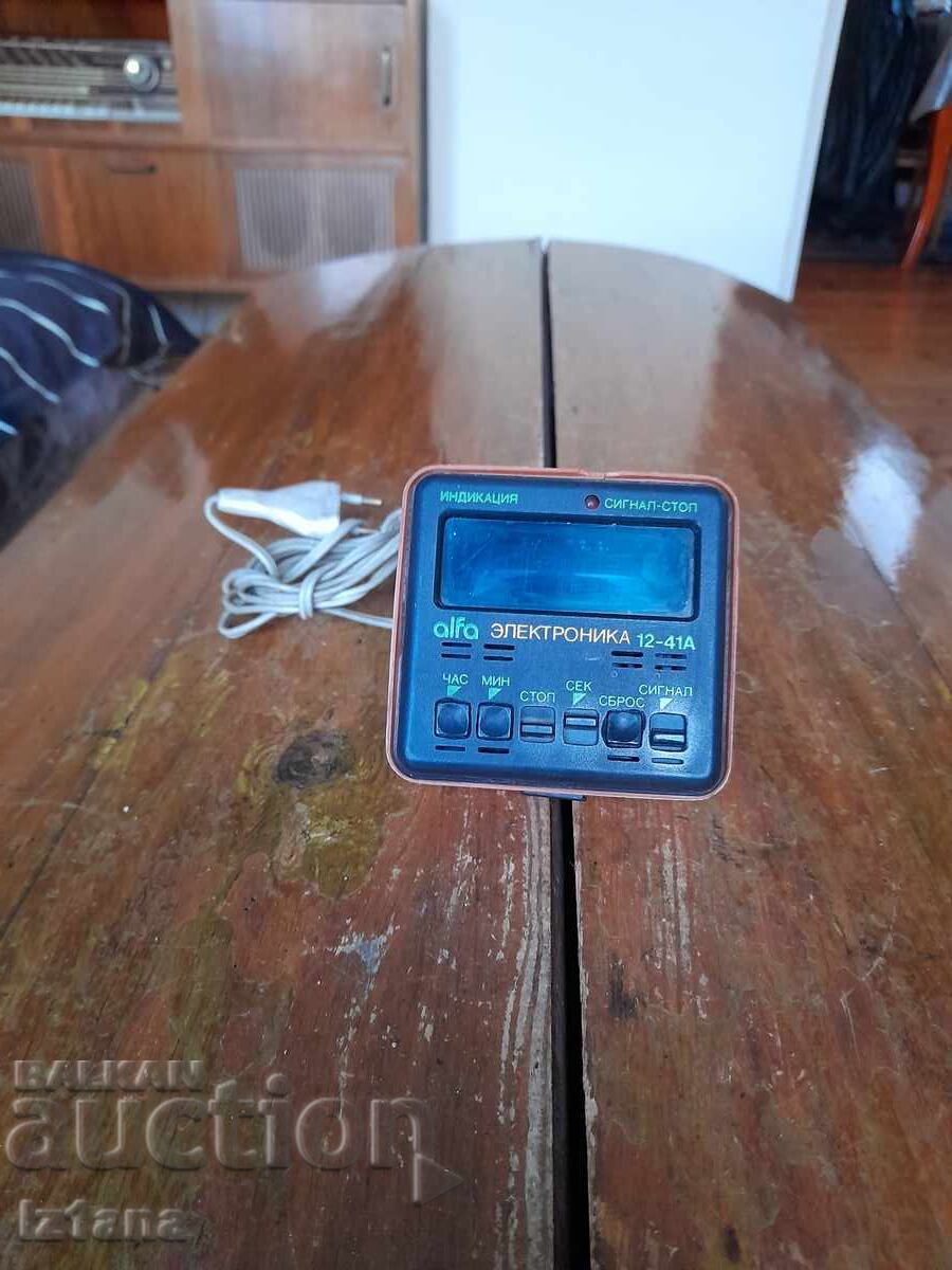 Παλιό επιτραπέζιο ρολόι Electronics 12-41A