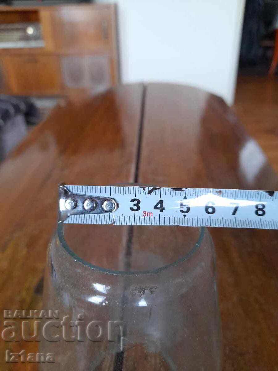 Старо стъкло за газена лампа,фенер - 5