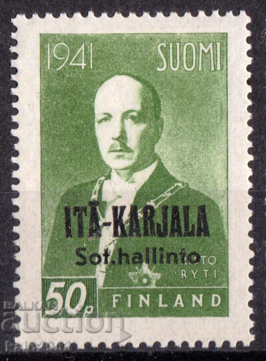 Φινλανδία-1942-Επιγρ. για την Κατοχή της Ανατ. Καρελίας-πρόεδρος Ρίτι, MLH
