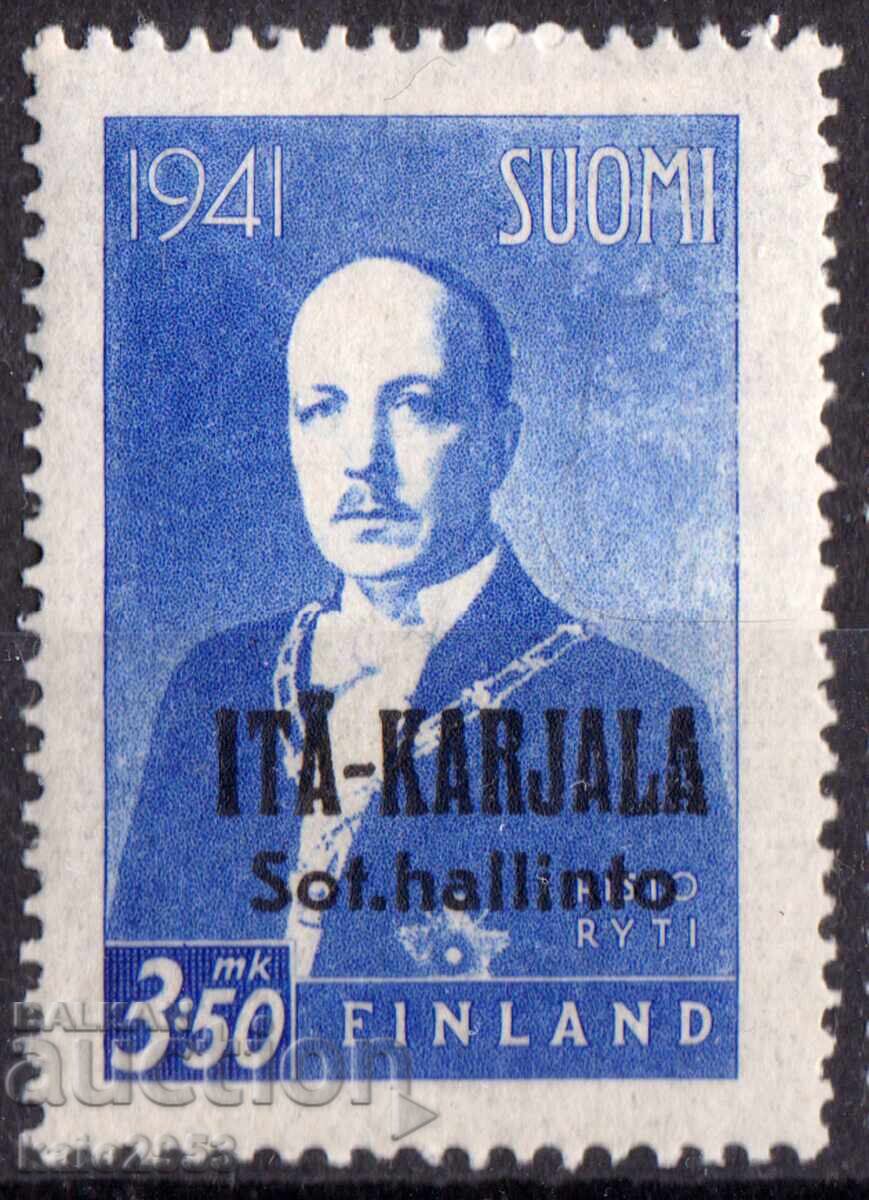 Φινλανδία-1942-Επιγρ. για την Κατοχή της Ανατ. Καρελίας-πρόεδρος Ρίτι, MLH