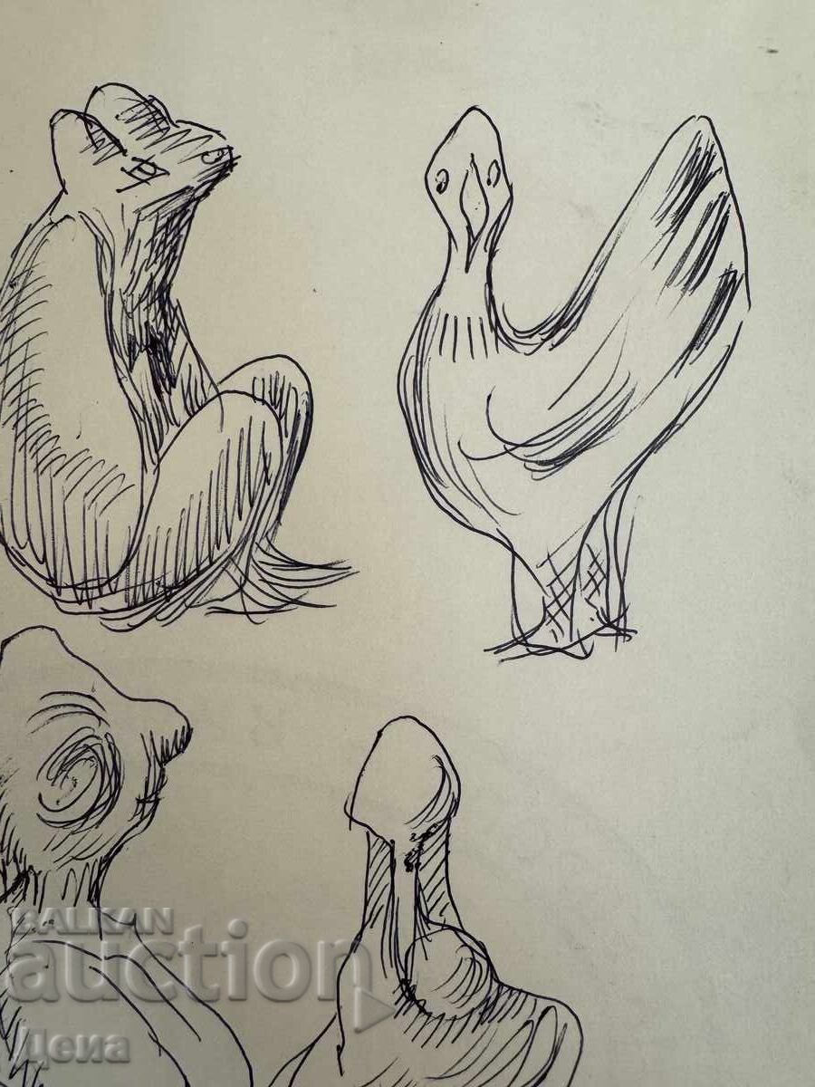 Auction Georgi Penchev drawing Auction Georgi Penchev drawing