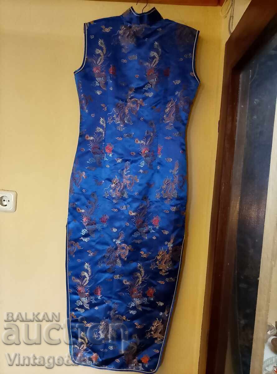 2 x Rochie Chineză Autentică și Costumaș pentru Copil - 5