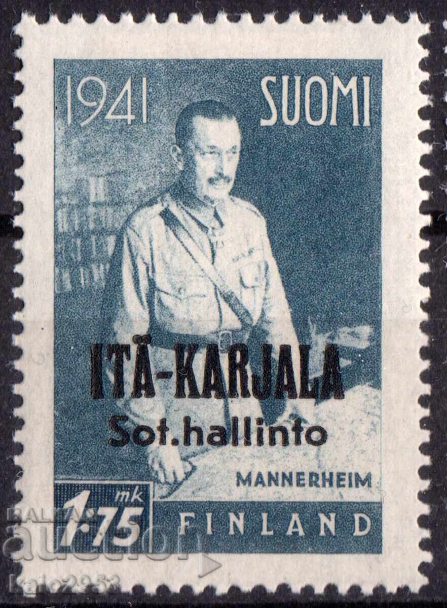 Φινλανδία-1942-Επιγρ. για Κατοχή της Ανατ. Καρελίας-Μαρσ. Χάιμ, MLH