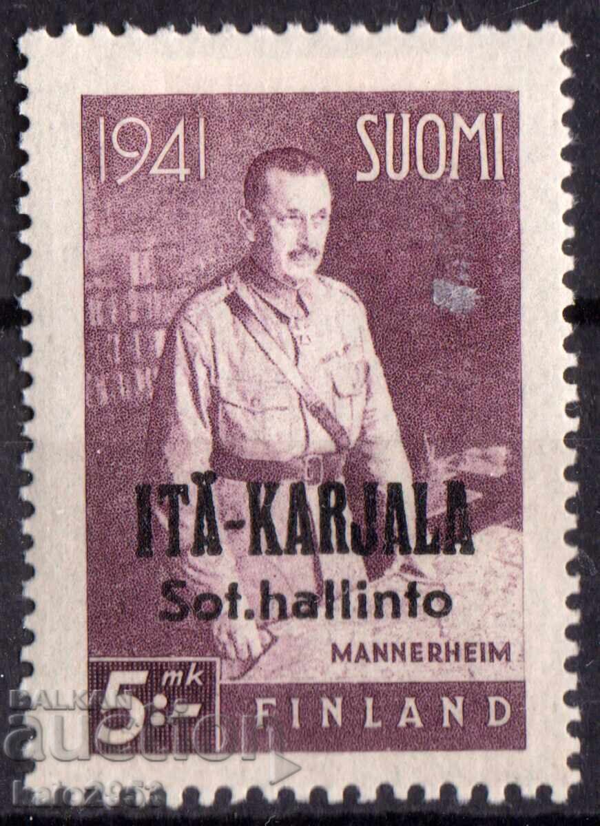 Φινλανδία-1942-Επιγρ. για Κατοχή της Ανατ. Καρελίας-Μαρσ. Χάιμ, MLH
