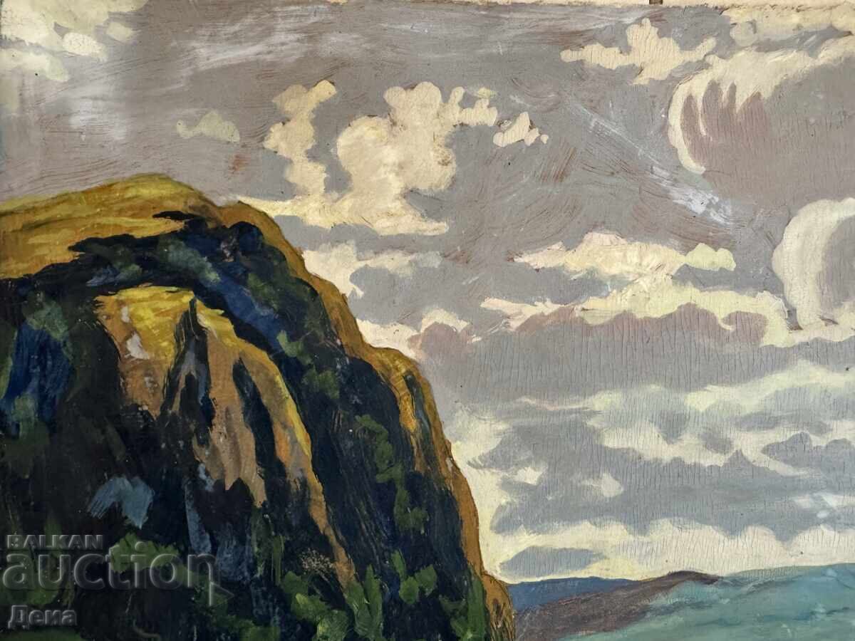 Майсторска картина от 50те години с цена € 1.50 | 2.93 лв.