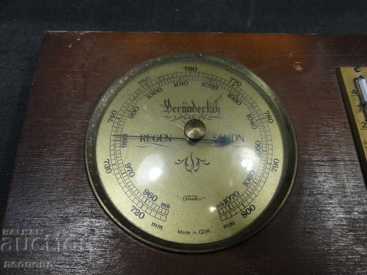 Δημοπρασία ΒΖC ΣΤΑΡ ΡΕΤΡΟ ΣΟΣ ΓΔΡ DDR ΣΤΕΝΕΝ ΜΠΑΡΟΜΕΤΡ + ΘΕΡΜΟΜΕΤΡ