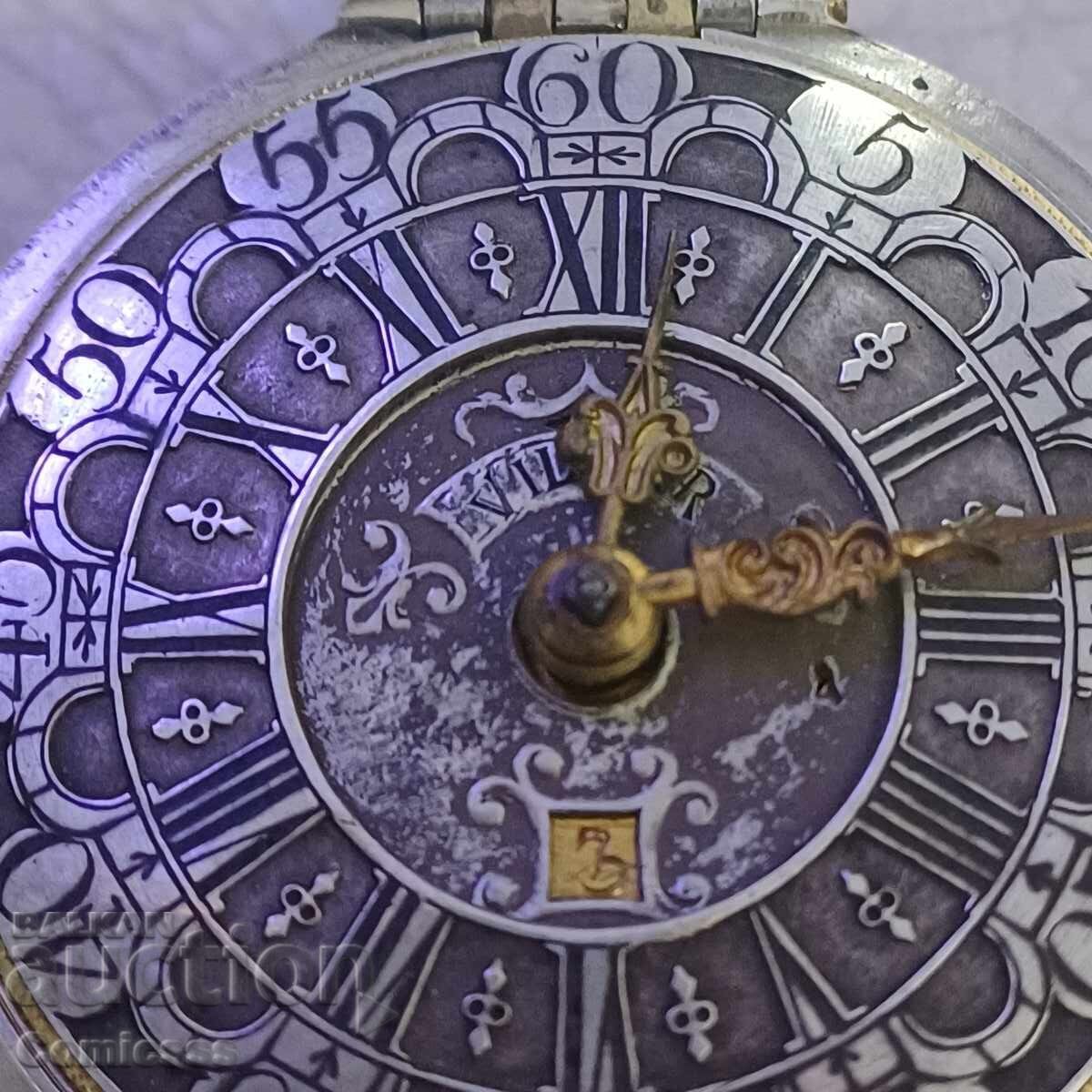 Ceas de buzunar cu lanț, 1750 - 5