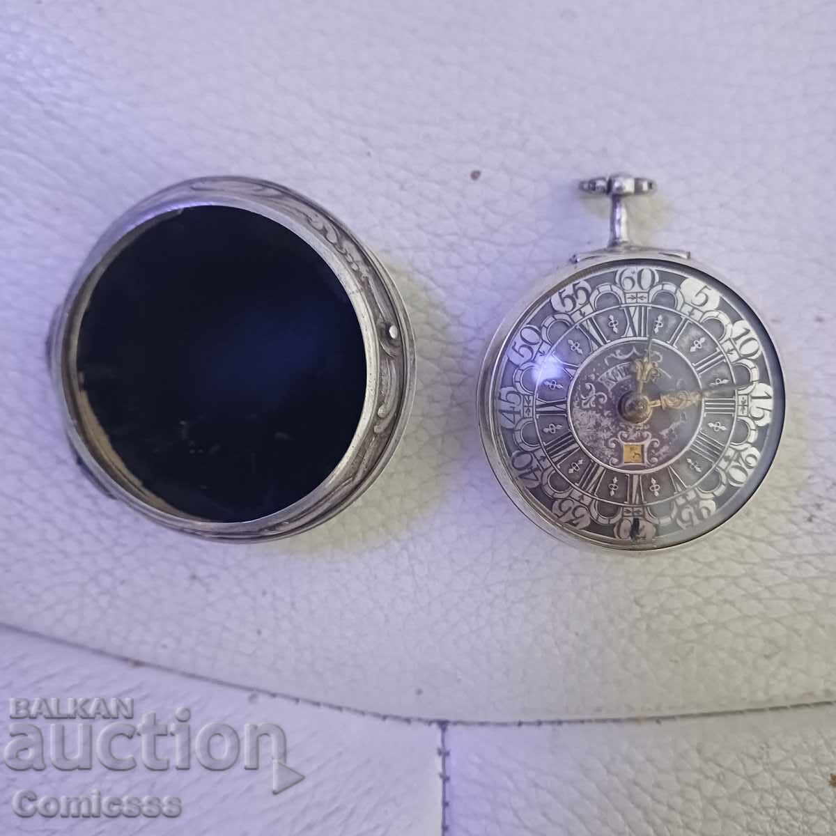 Ceas de buzunar cu lanț, 1750