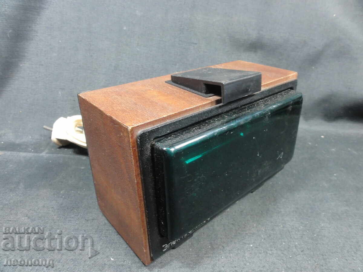 БЗЦ СТАР РЕТРО СОЦ СССР ЕЛ LED ЧАСОВНИК БУДИЛНИК ЕЛЕКТРОНИКА