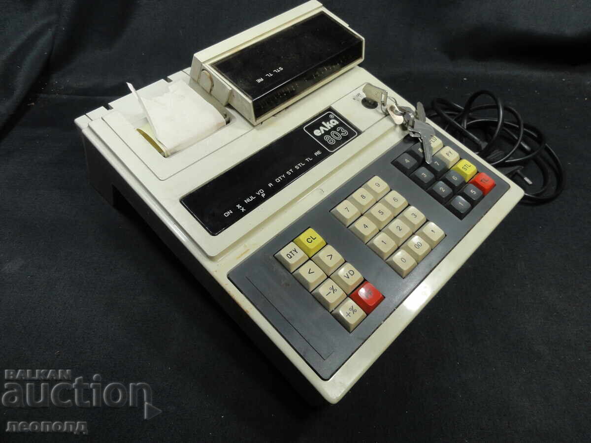 БЗЦ СТАР РЕТРО ЕЛЕКТРОНЕН КАСОВ АПАРАТ ЕЛКА 803 с цена € 0.01 | 0.02 лв. БЗЦ СТАР РЕТРО ЕЛЕКТРОНЕН КАСОВ АПАРАТ ЕЛКА 803 с цена € 0.01 | 0.02 лв.