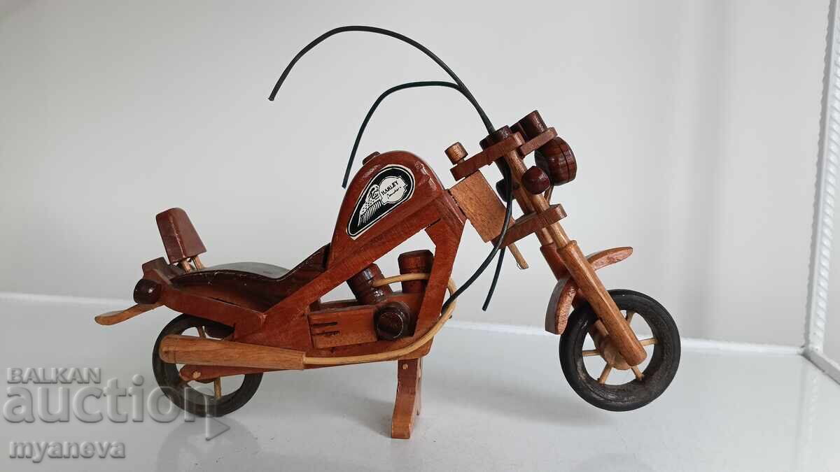 Harley-Davidson, wooden model of a retro motorcycle with price € 20.00 | 39.12 BGN Harley-Davidson, wooden model of a retro motorcycle with price € 20.00 | 39.12 BGN