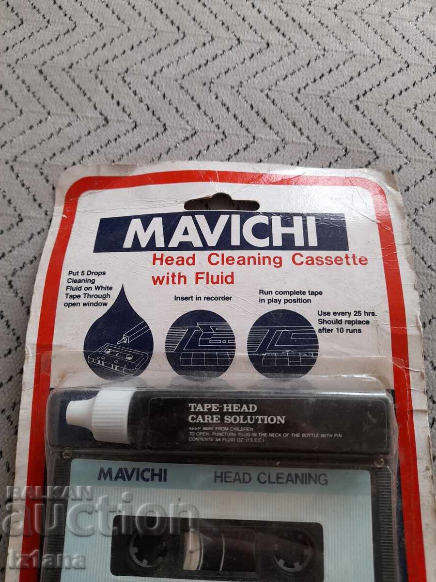 Παλιά ηχητική ταινία καθαρισμού κεφαλιού με τιμή € 16.00 | 31.29 BGN Παλιά ηχητική ταινία καθαρισμού κεφαλιού με τιμή € 16.00 | 31.29 BGN