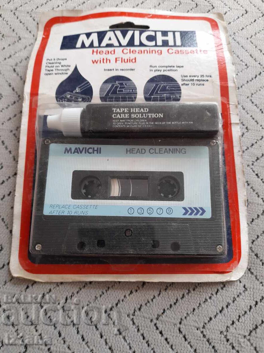 Δημοπρασία Παλιά ηχητική ταινία καθαρισμού κεφαλιού Δημοπρασία Παλιά ηχητική ταινία καθαρισμού κεφαλιού