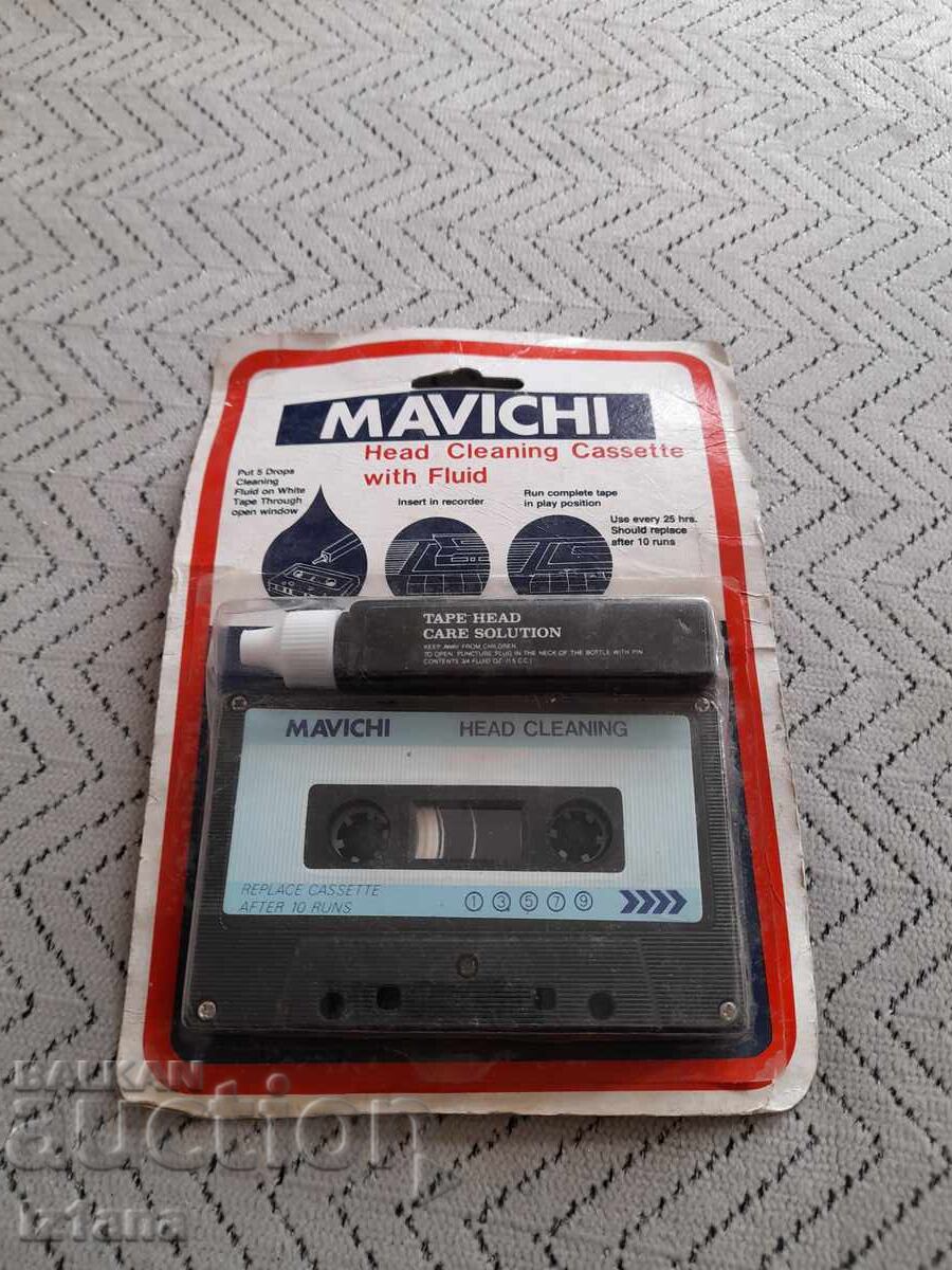 Παλιά ηχητική ταινία καθαρισμού κεφαλιού Παλιά ηχητική ταινία καθαρισμού κεφαλιού