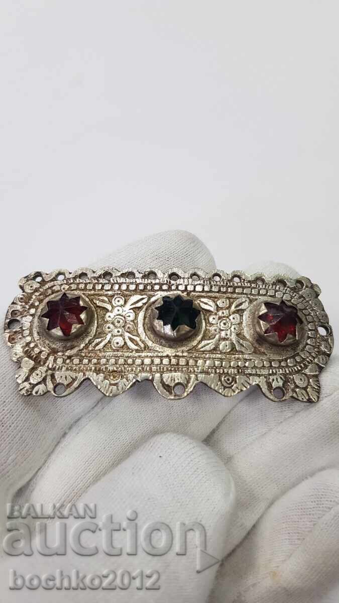Revival element from jewelry silver - 19th century - 18.7 grams