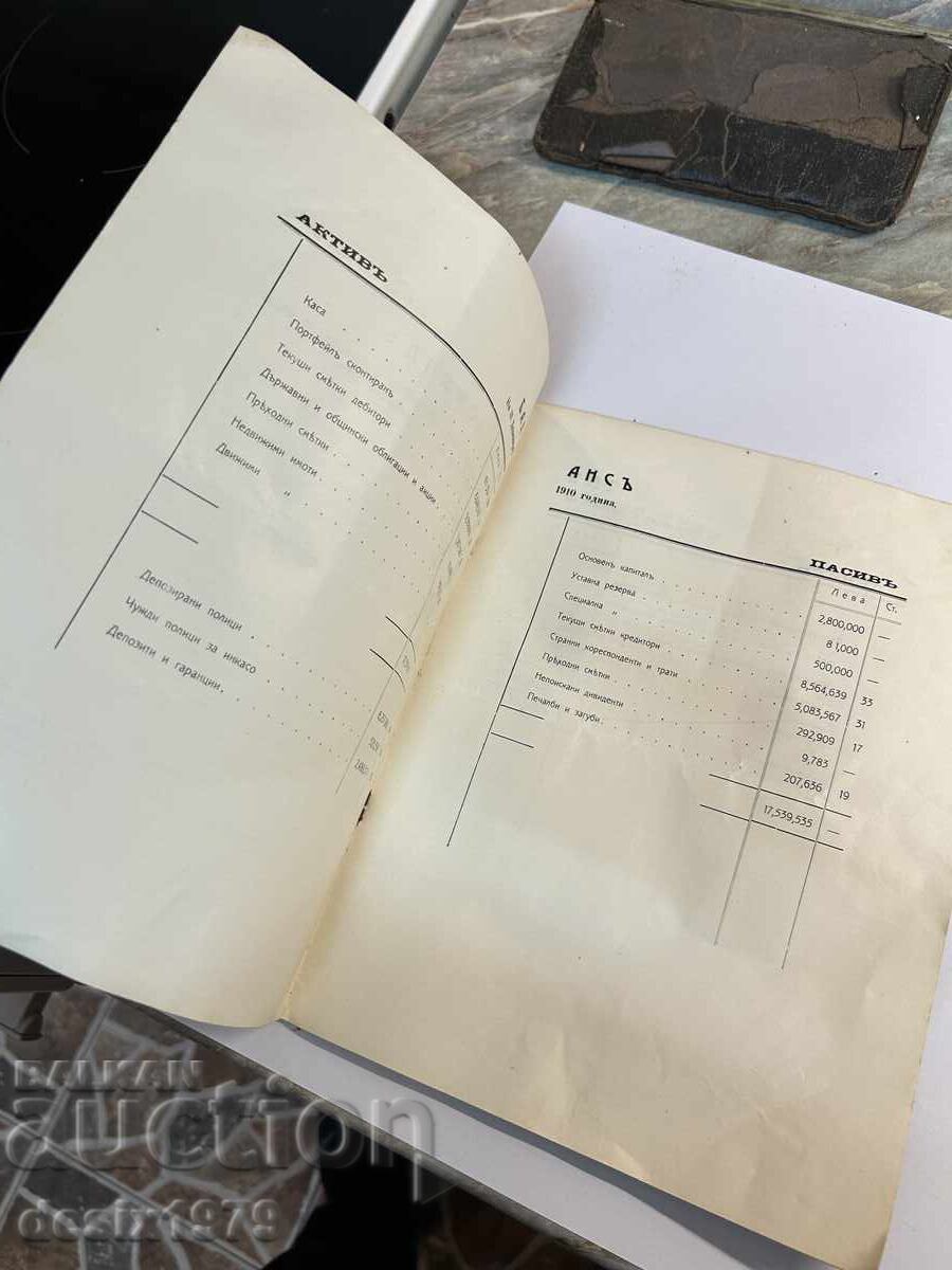 Raport Regal al Băncii Comerciale Bulgare 1910 - 7