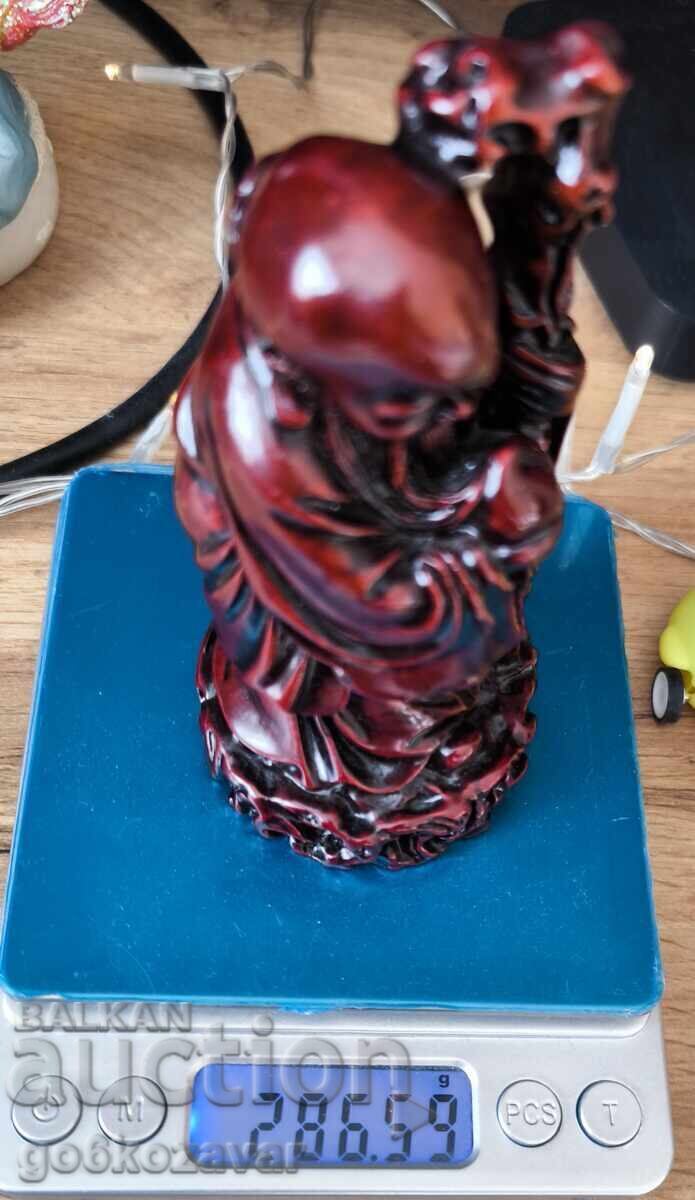 Decorative figure Asian sage. Red resin! - 7 Decorative figure Asian sage. Red resin! - 7