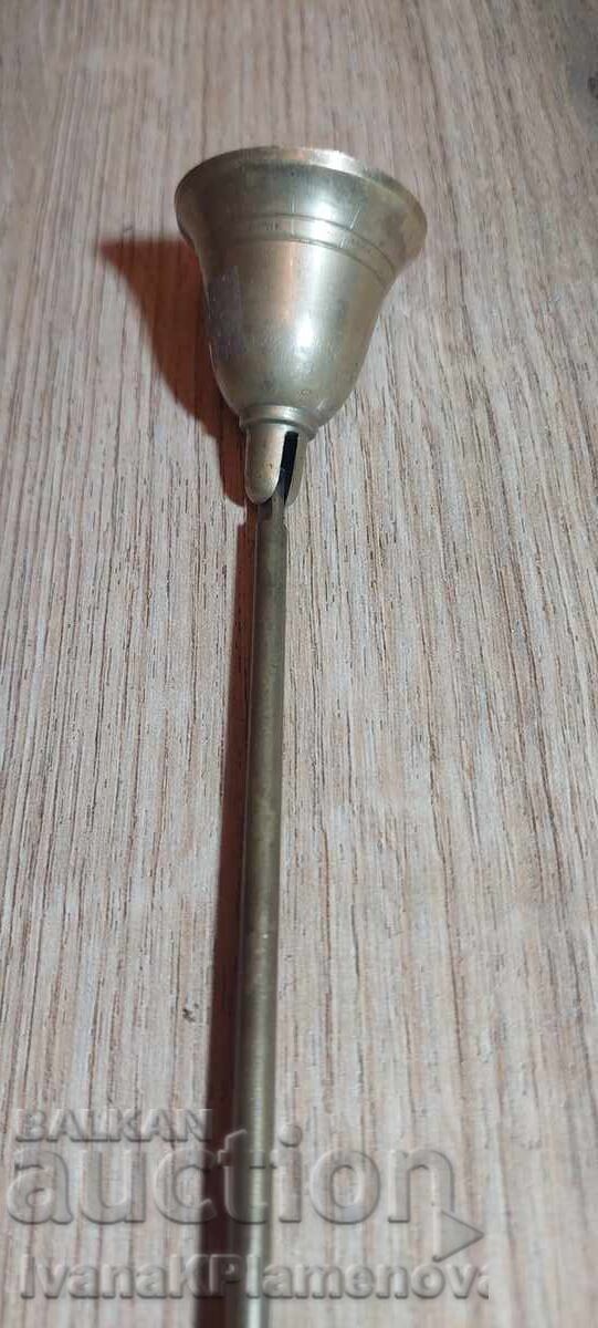 Σβηστήρας για κεριά ρετρό μπρούτζινος για γνώστες - 6