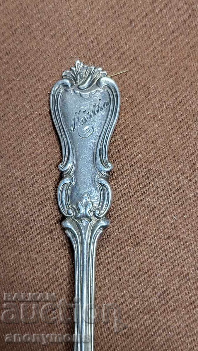 Сребърна лъжица, лъжичка Имперска Русия с цена € 130.00 | 254.26 лв.