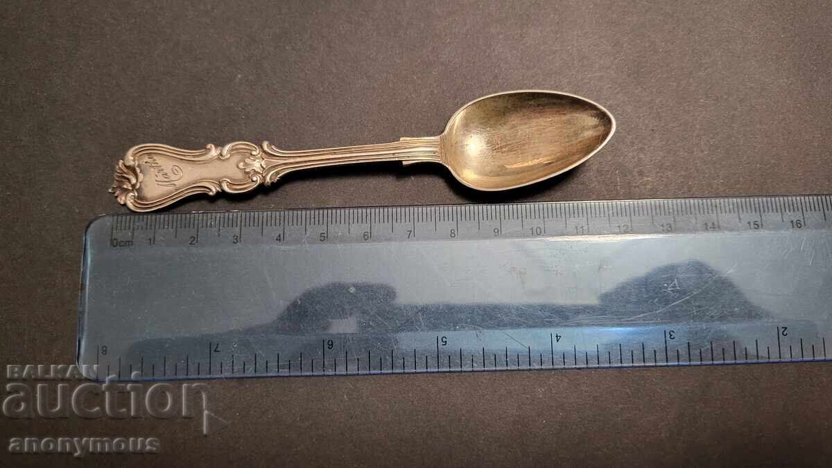 Сребърна лъжица, лъжичка Имперска Русия - 6