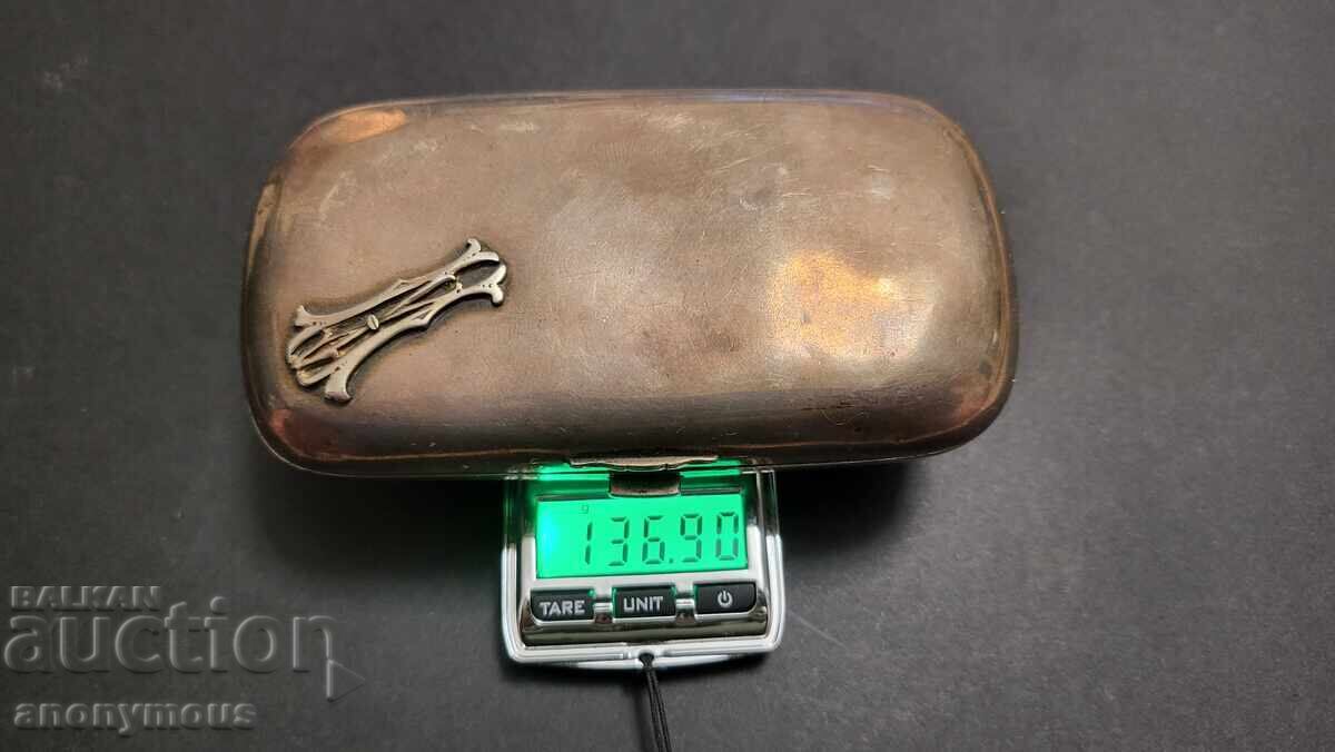 Tabacheră masivă rusească din Rusia Țaristă 1870, 137g - 6