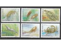 Mărci poștale curate Fauna Crustacee 1996 din Bulgaria