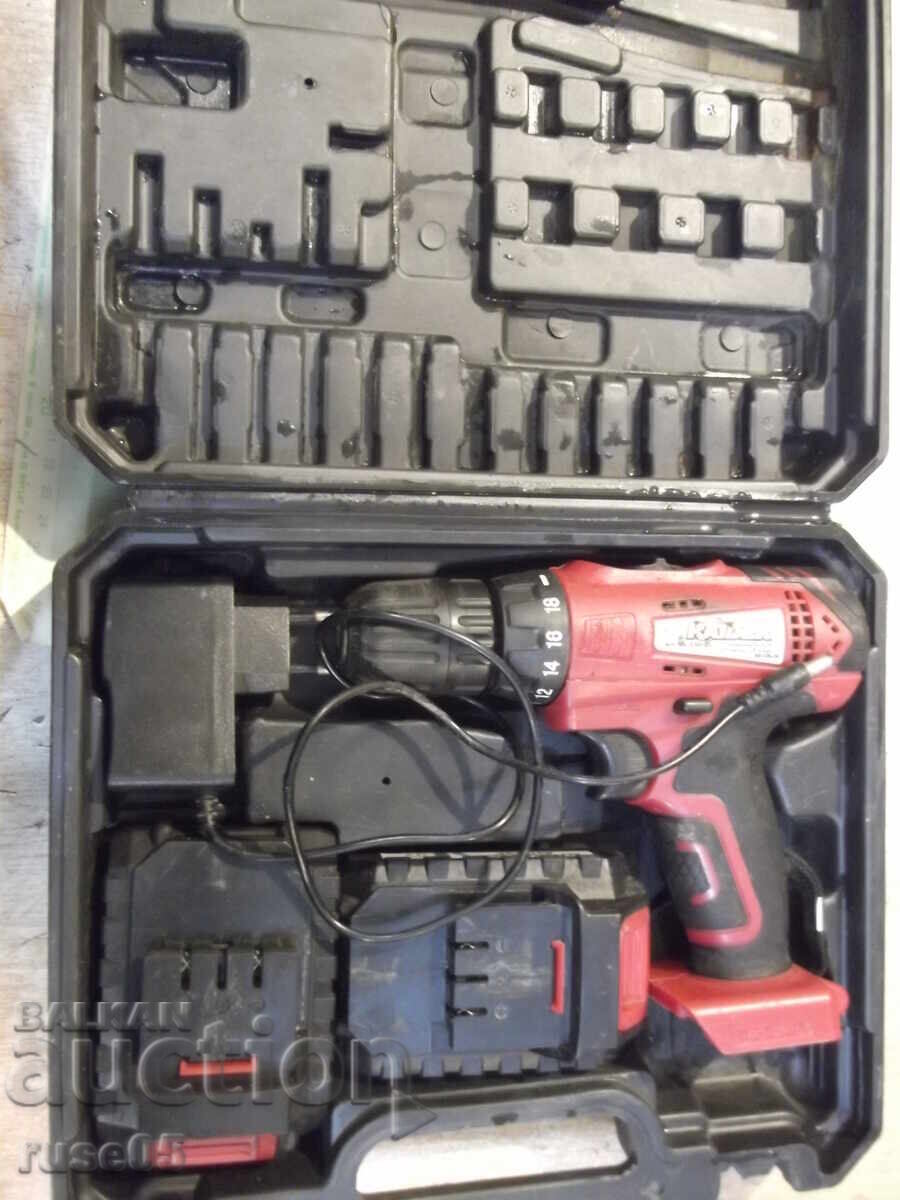 Mașină de găurit "RAIDER - RD-CDL 34" cu acumulator, funcțională cu preț € 18.00 | 35.20 BGN