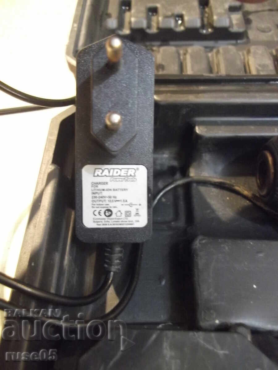 Livrarea Mașină de găurit "RAIDER - RD-CDL 34" cu acumulator, funcțională