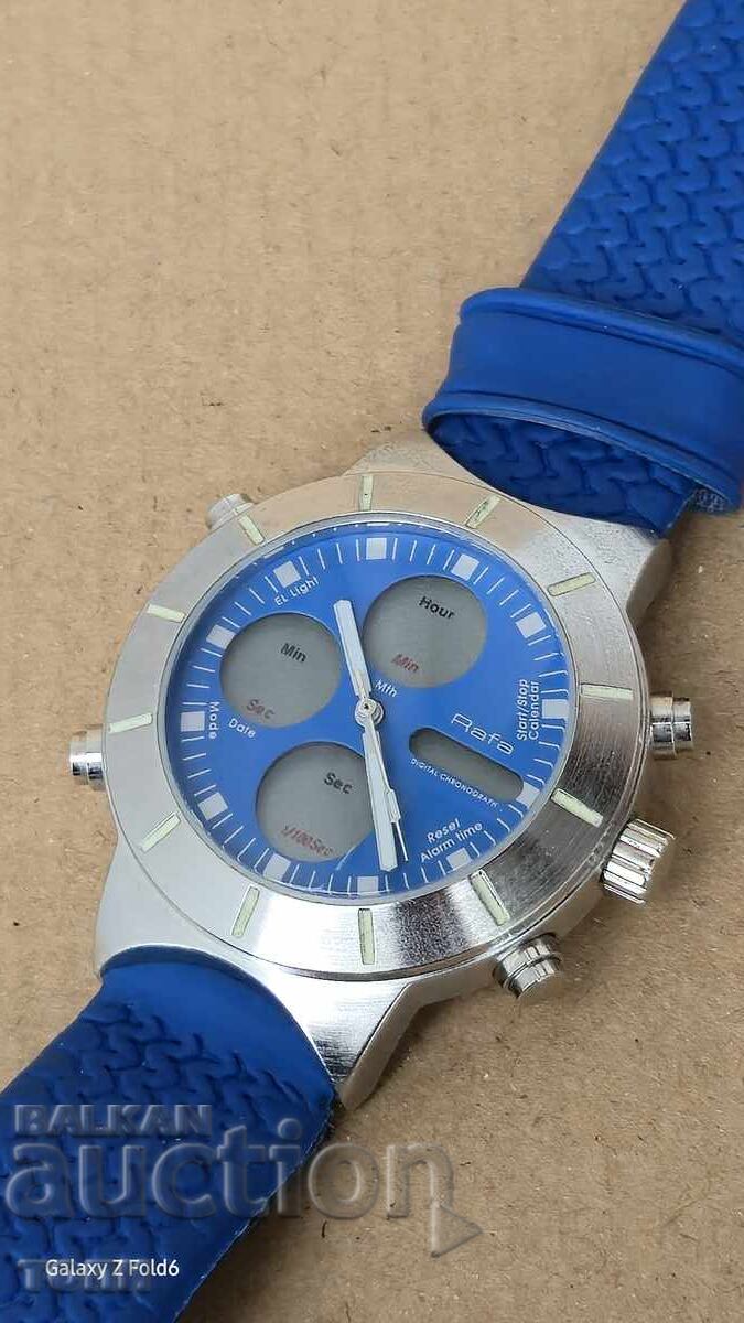 Παράδοση RAFA ΧΡΟΝΟΓΡΑΦΟΣ QUARTZ ΣΠΑΝΙΟ ΔΕΝ ΞΕΡΩ ΑΝ ΛΕΙΤΟΥΡΓΕΙ BZC!!!!