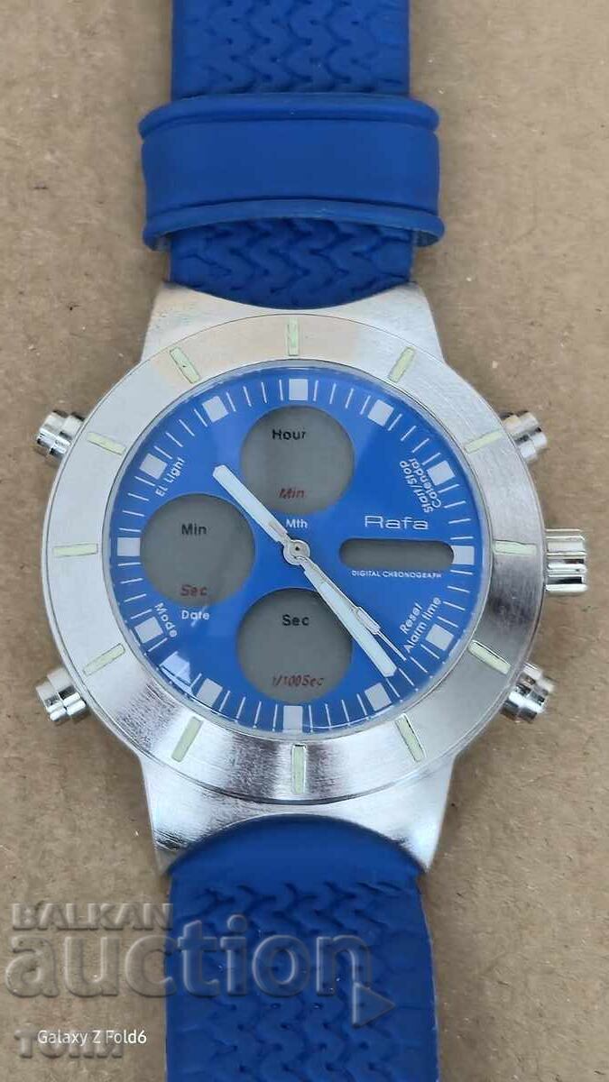 RAFA ΧΡΟΝΟΓΡΑΦΟΣ QUARTZ ΣΠΑΝΙΟ ΔΕΝ ΞΕΡΩ ΑΝ ΛΕΙΤΟΥΡΓΕΙ BZC!!!!