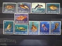 San Marino - Animale marine (1966) MNH