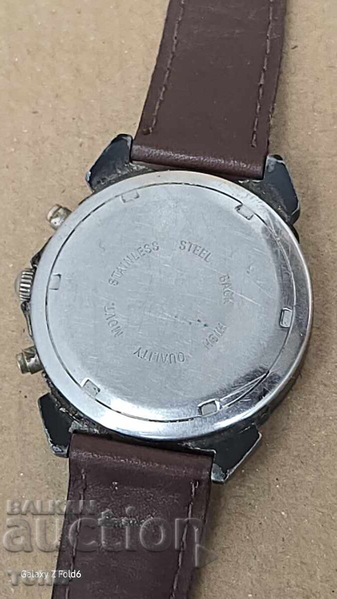 ROTEX CRONOGRAF CUARȚ RAR FUNCȚIONEAZĂ FĂRĂ GARANȚIE BZC !!!! - 5