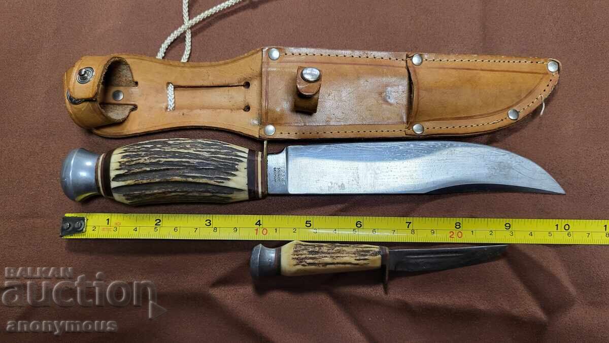 Δημοπρασία Κυνηγετικό μαχαίρι, σετ δύο Solingen Γερμανία