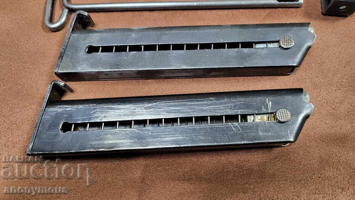 Kozhen kobur za Lakhti m40 finlandski Luger P08 pŭlen komplekt - 5 Kozhen kobur za Lakhti m40 finlandski Luger P08 pŭlen komplekt - 5