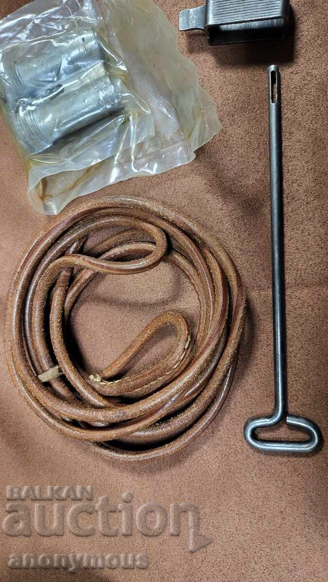 Kozhen kobur za Lakhti m40 finlandski Luger P08 pŭlen komplekt - 7 Kozhen kobur za Lakhti m40 finlandski Luger P08 pŭlen komplekt - 7