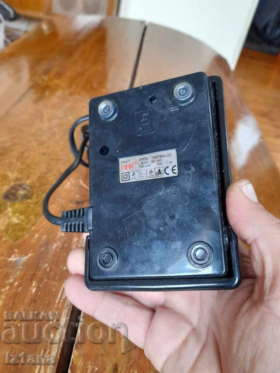 Auction  Old sewing machine pedal