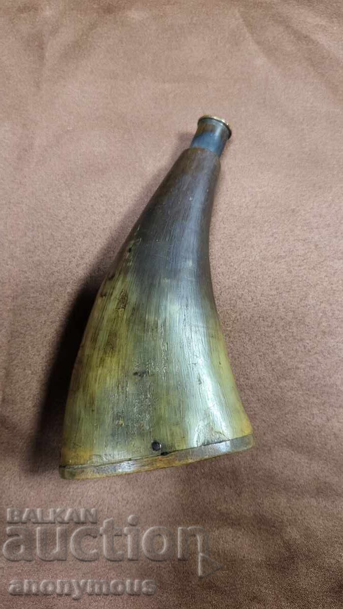 Аукцион Барутник, барутница от рог 1